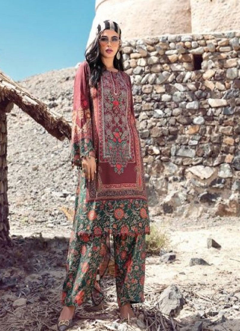 Deepsy Maria B M Print 22 Vol 4 Pure Cotton Wholesale Salwar Suits Collection